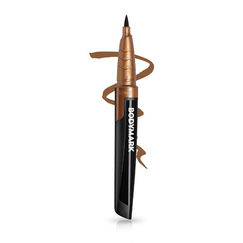 BIC BodyMark Freckle Pen - Soft Brush Tip for Natural Look | Dark Brown, 1 Count
