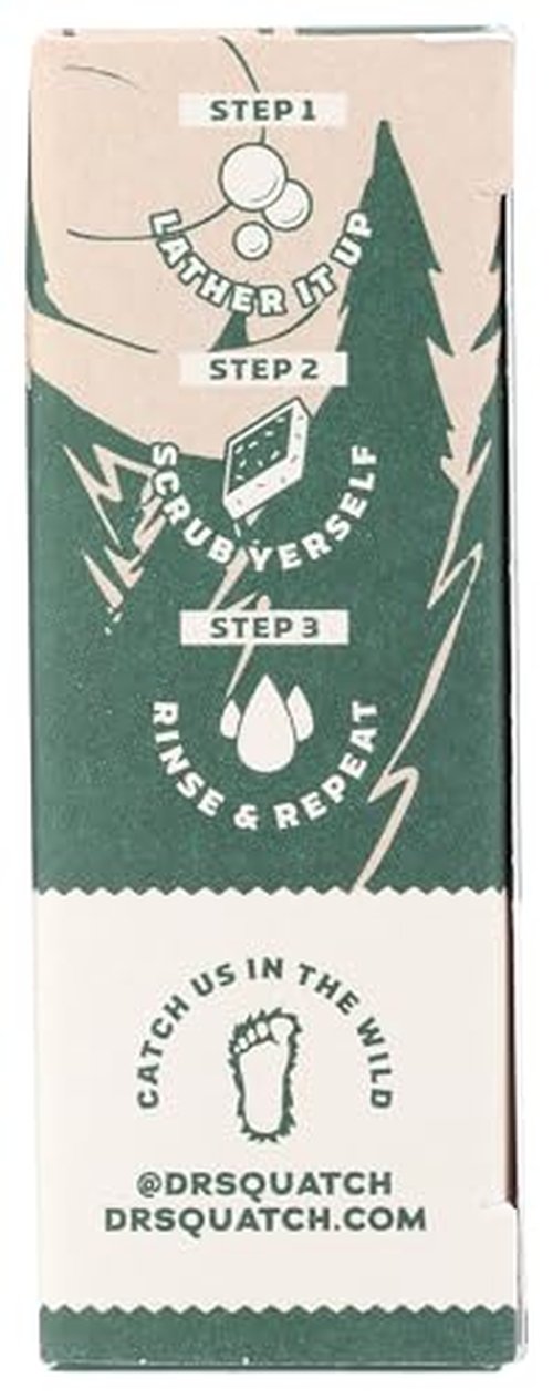 Dr Squatch Soap Bar Snowy Pine Tar, 5 oz