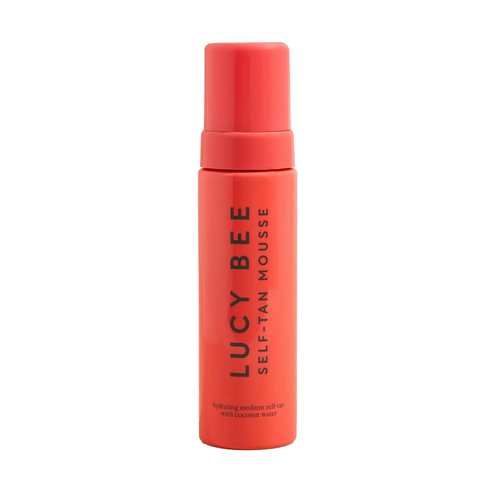 Lucy Bee Self Tan Mousse - Customizable Medium Tanning Foam for Natural Glow | Quick-Drying & Hydrating, 6.76 fl oz