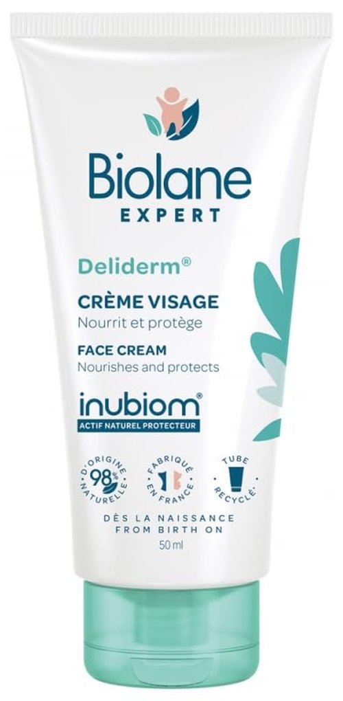 Deliderm Moisturising Face Cream - Hydrating Formula for All Skin Types | 50ml