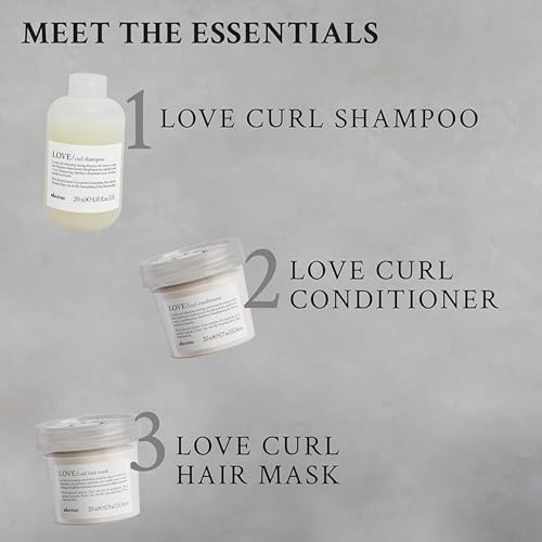 Davines LOVE Curl Conditioner, Enhance and Control Curly and Wavy Hair, Weightless Volume and Softness