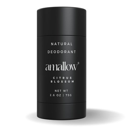 Amallow Natural Deodorant - Aluminum Salt-Free, Tallow-Based Formula with Magnesium & Zinc - 2.6 oz Citrus Blossom