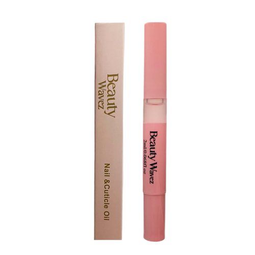 BeautyWavez Nail and Cuticle Oil Pen with Vitamin E and Essential oils for Brittle Peeling Breaking Thin Nails - Nail Growth Oil, Softens Cuticles, Nourish, Soothe & Moisturize Damaged Nails, 0.68floz