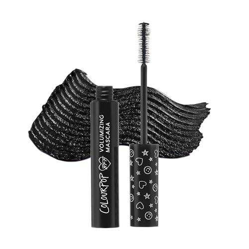 ColourPop BFF Mascara - Volumizing, Lifting & Lengthening Mascara - Buildable Black Mascara with a Twisted, Nylon Fiber Brush - Cruelty Free Eye Makeup - Black on Black (.24 fl oz)