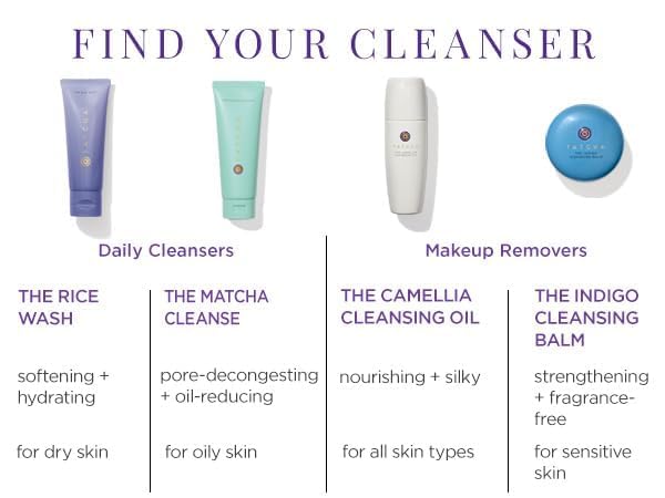 TATCHA The Rice Wash Jumbo - Gentle Cream Facial Cleanser for Soft, Luminous Skin | 240 ml / 8.1 fl. oz.