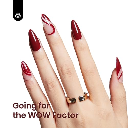 Beetles Mauve Gel Nail Polish – 15ml Dusty Rose Pink Purple Gel Polish, Elegant Neutral UV LED Soak Off UV Nail Color, Long Lasting Glossy for Salon & Home Manicure