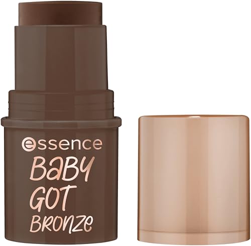 essence | Baby Got Bronze | Cream Bronzer Stick Easy to Apply & Blend | Vegan & Cruelty Free | Free From Gluten, Parabens, Preservatives, & Microplastic Particles (10 | Cinnamon Spice)