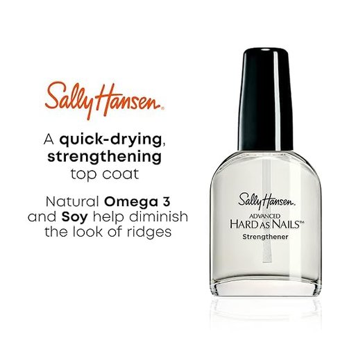 Sally Hansen Hard As Nails®, Top Coat, Nail Strengthener, Nail Protectant