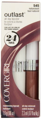 CoverGirl Outlast All Day Two Step Lipcolor, Naturalast 545, 0.13 Ounce