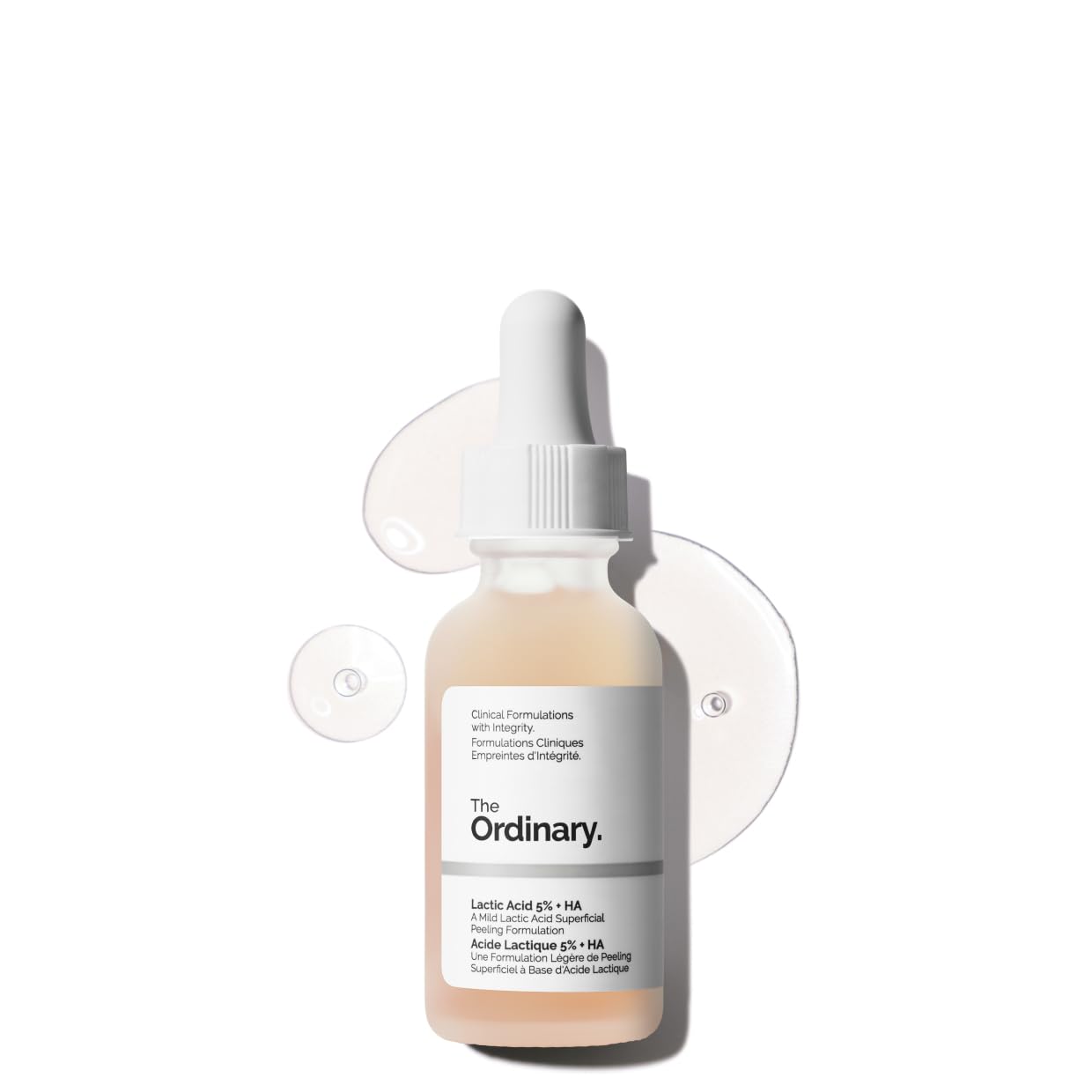 The Ordinary Lactic Acid 5% Exfoliating Serum - Hydrating Formula for Smoother Skin, 30ml