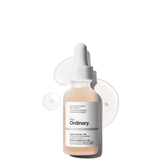 The Ordinary Lactic Acid 5% Exfoliating Serum - Hydrating Formula for Smoother Skin, 30ml