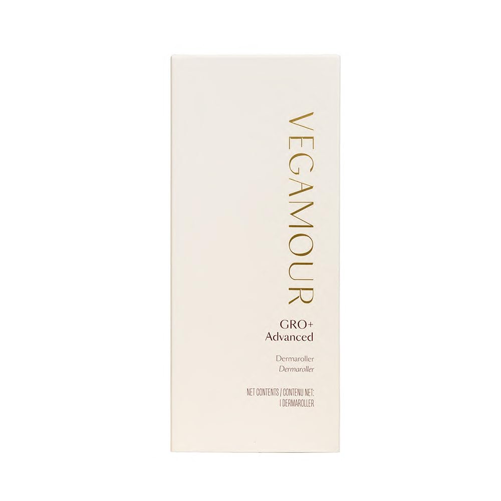VEGAMOUR GRO+ Advanced Dermaroller - 1,200 Microneedle Scalp Tool | Gently Exfoliates for Maximum Coverage