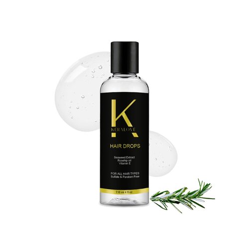 Keralove Hair Oil Drops - Nourishing Leave-In Deep Conditioner for All Hair Types | 4 fl oz