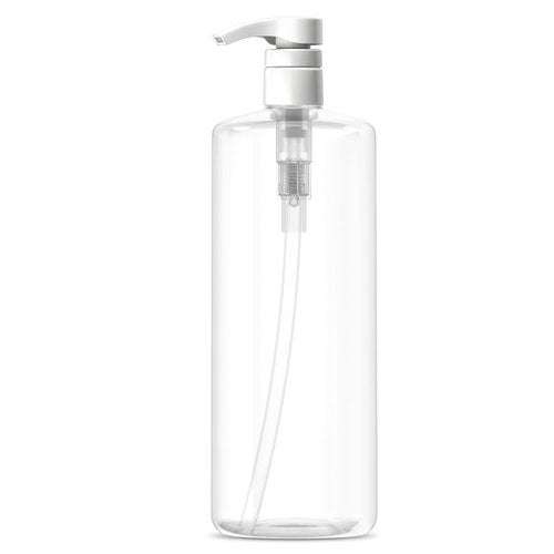 Bar5F Pump Bottle 32-Ounce 1-Liter Empty for Shampoo Conditioner Body Wash Lotion BPA-Free Crystal-Clear
