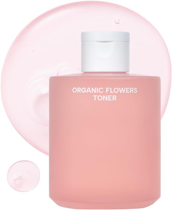 Whamisa Organic Flowers Toner - Deep Rich Hydration with Damask Rose Oil | 200ml Waterless Formula