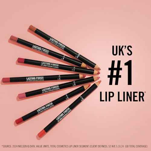 Rimmel Lasting Finish 8HR Soft Lip Liner Pencil - Vibrant, Blendable Formula to Lock Lipstick in Place for 8 Hours - 705 Cappuccino, .04oz