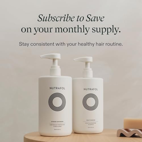 Nutrafol Conditioner, Physician-formulated for Thinning Hair, Moisturizing, Strengthening and Color Safe, Lightweight Protection - 1 Liter Bottle
