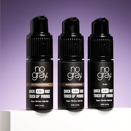 No Gray Quick 4-IN-1 Root Touch Up Powder Black