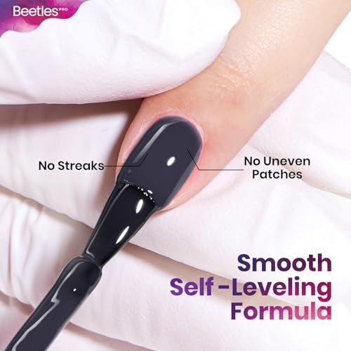 Beetles Pro Pink Gel Polish - Stay Bright, 20ml Light Pink Gel Polish Spring Pastel Color, Professional Nail Tech Formula, High Pigment Soak Off UV LED Long Lasting