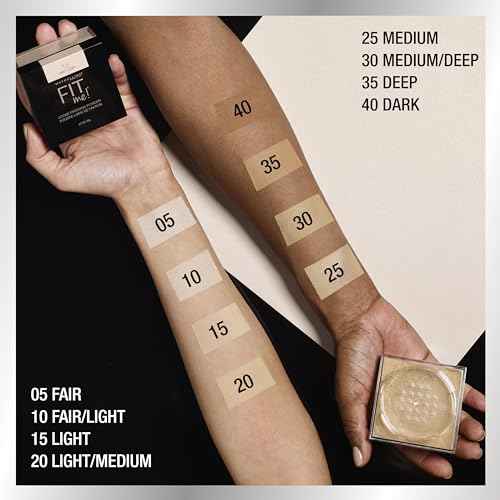 Maybelline Fit Me Loose Setting Powder, Face Powder and Finishing Makeup, Fair Light, 1 Count