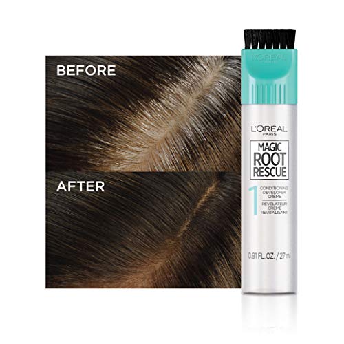L’Oréal Paris Magic Root Permanent Hair Color, 10 Minute Root Coloring Kit with 100% Gray Hair Coverage, 8 Medium Blonde, 2 Count