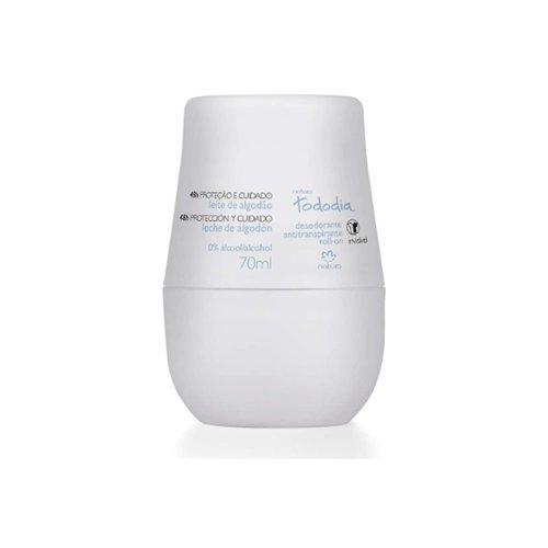Natura Roll-On Antiperspirant Deodorant for Women - Cotton Milk 70ml | Long-Lasting Protection