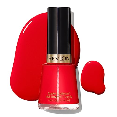 Revlon Super Lustrous Nail Polish, Chip-Resistant & Longwear Formula, High Shine Finish, 730 Valentine, 0.5 fl oz