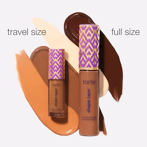 tarte shape tape concealer – Full-Coverage Creaseless Soft Matte Finish, Brightening Under-Eye & Face Makeup, 16hr Longwear, Vegan & Cruelty-Free, full size, 12N fair neutral