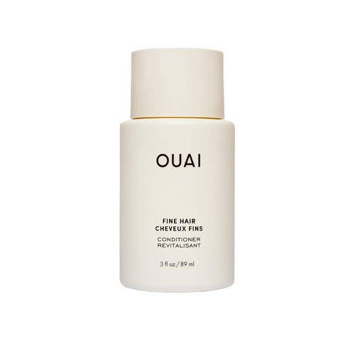 OUAI Fine Hair Conditioner - Volumizing Formula with Keratin, Biotin & Chia Seed Oil | Travel Size (3 Oz) - Paraben & Sulfate Free