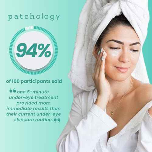 Patchology Rejuvenating Under Eye Patches for Dark Circles & Puffy Eyes - Hydrating Eye Mask with Caffeine & Collagen - Reduces Dark Circles, Puffiness, and Wrinkles - Under Eye Care (15 Pairs)