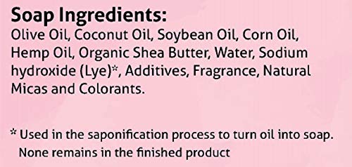 360Feel Black Raspberry Soap -5oz Castile Handmade Soap bar -Sweet Fruity fragrance- Pure Essential Oil Natural Soaps- Great as Anniversary Wedding Gifts - Made in USA-Gift ready