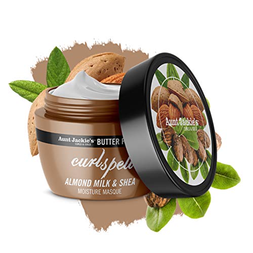 Aunt Jackie's Butter Fusions Curl Spell - Almond Milk & Shea Hair Moisture Conditioning Masque, 8oz