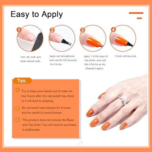OpenLive 16.5ml Pink Nail Polish Large Volume Quick Drying Nail Polish, Fast Drying and Long Lasting Color Nail Art DIY Home Manicure Gift for Women