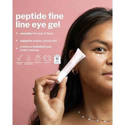 Cocokind Peptide Eye Gel, Lightweight and Hydrating Fine Line Treatment to Reduce Wrinkles, Made for Sensitive Skin, Fragrance Free, Cruelty Free, Vegan, .5oz