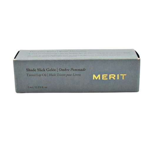 MERIT Shade Slick Gelée - Sheer Tinted Lip Oil for Hydration & Shine | Les Deux Color Option