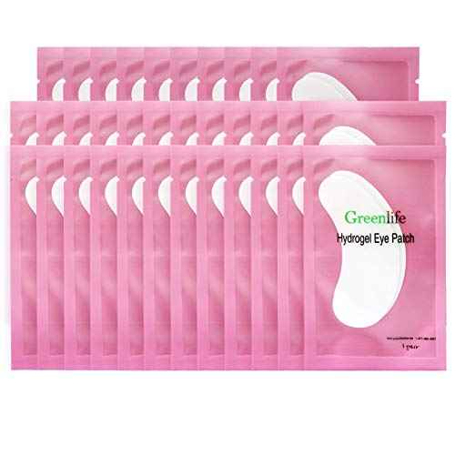 150 pairs GreenLife 100% Naturel Eyelash Extension Under Eye Gel Pads patches kit Collagen (50 150 300 Pairs) with Aloe Vera Hydrogel Eye Patches set for Eyelash Extension Supplies Tools