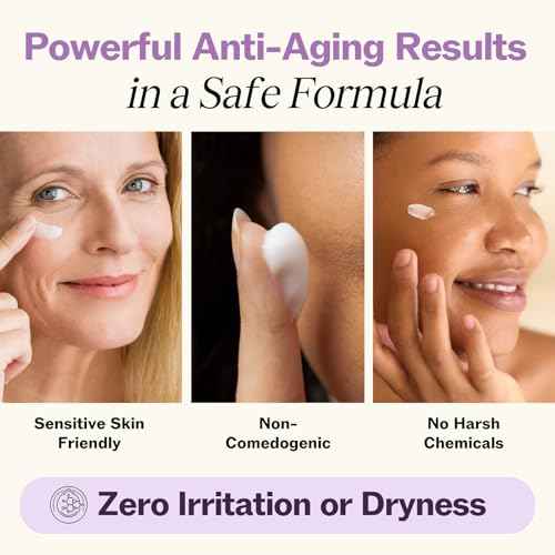 LilyAna Naturals Eye Cream for Dark Circles and Puffiness, Anti Aging Under Eye Cream for Wrinkles and Bags helps Improve Dryness; for Sensitive Skin (Bottle, 1.0 Ounce (Pack of 1))