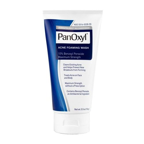 PanOxyl Foaming Acne Wash - Maximum Strength Cleanser for Clear Skin | 5.5 oz (Pack of 3)