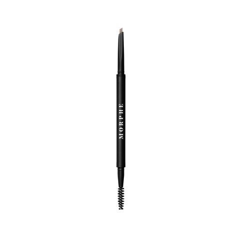 Morphe Definer Dual-Ended Brow Pencil & Spoolie - Eyebrow Pencil with Precision Slanted Tip for Shaping, Defining & Filling - Smooth, No-Tug Formula - Hazelnut (0.003 oz)
