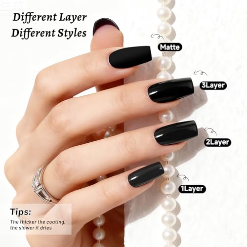 OpenLive Quick Drying 18ml Nail Polish Long Lasting Shine, Fingernail Toenail Nail Art DIY Home Travel Nail Art Gift