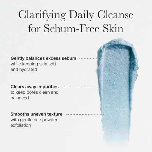 ARENCIA Hyssop Brightening & Deep-Cleansing Face Scrub & Exfoliator - for All Skin Types, Acne-Prone Skin & Blackheads (4.23oz)