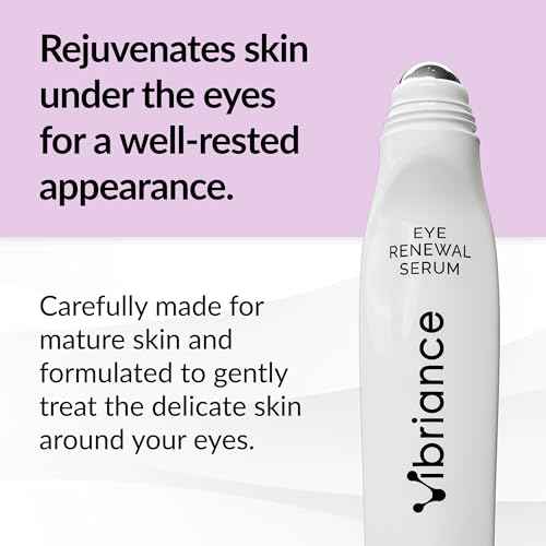 Vibriance Eye Renewal Serum - Dark Circles and Puffiness Treatment - Caffeine Formula for Reducing Bags