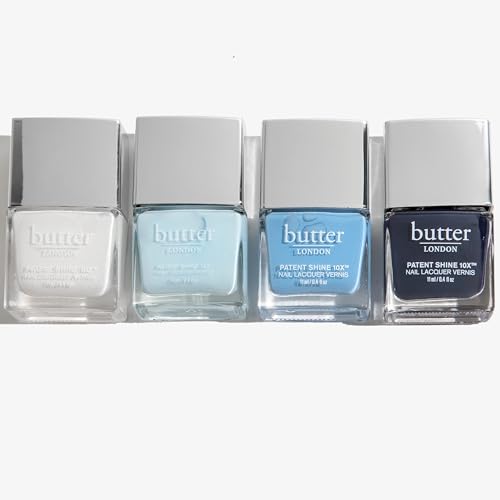 butter LONDON, Patent Shine 10X Nail Lacquer Candy Floss, 0.4 Ounce