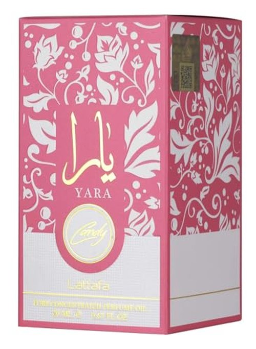 Lattafa Yara Candy for Women Eau de Parfum Spray, 3.4 Ounce (PACK OF 2)