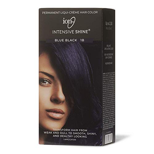 ION Intensive Shine Permanent Liqui-Creme Hair Color Kit Fade Resistant Gray Coverage 2.5 Times More Shine Brilliant Long Lasting Color - Medium Bronze 7NWB