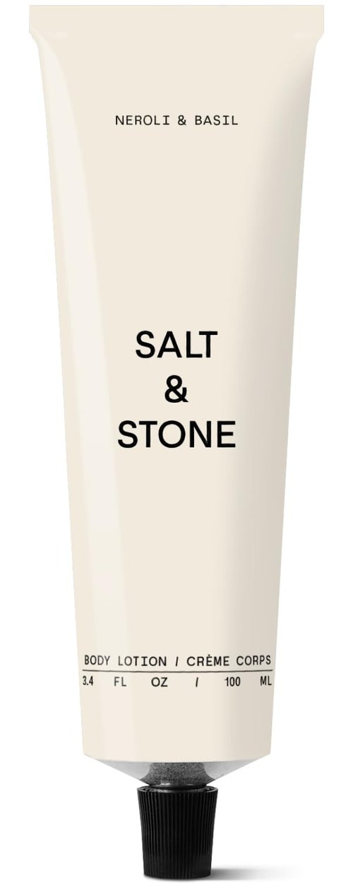 Salt & Stone Body Lotion - Neroli & Basil Scent | Hydrates & Nourishes Skin | Fast-Absorbing | 3.4 fl oz