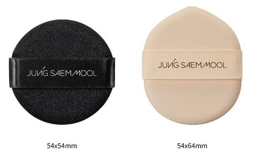 JUNG SAEM MOOL Cushion Puff | Easy-Tap Foundation Puff (2pc)