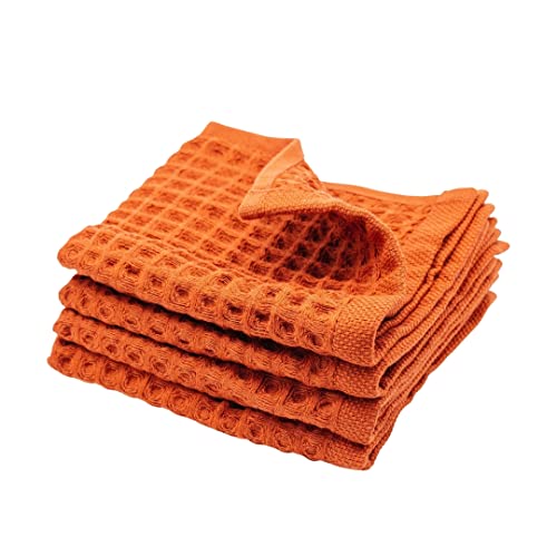 sea me at home Waffle Washcloths Set, 100% Turkish Cotton
