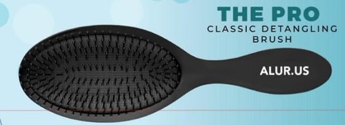 Classic Pro Detangler Brush - Effortlessly Glides Through Tangles for All Hair Types | Classic Black