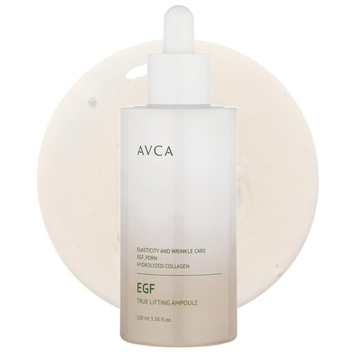 AVCA EGF & PDRN Lifting Serum - Firming & Elasticity Support with Hydrolyzed Collagen | 100ml (3.38 fl. oz)